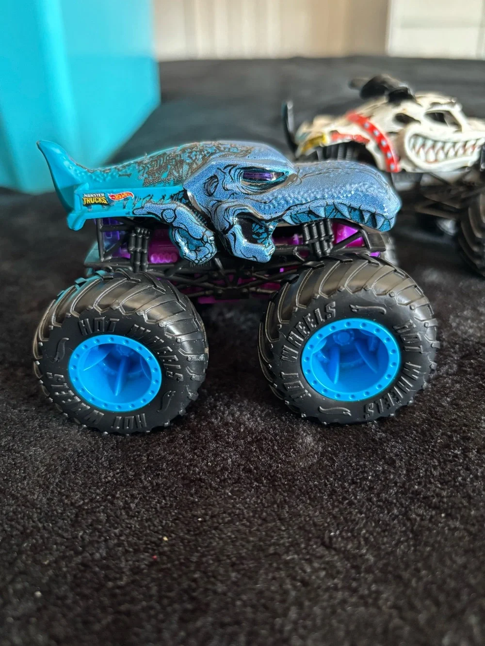 Monster Jam Trucks Hot Wheels Bundle Of 2 Mega Rex & Mutt Dalmation Play/Collect